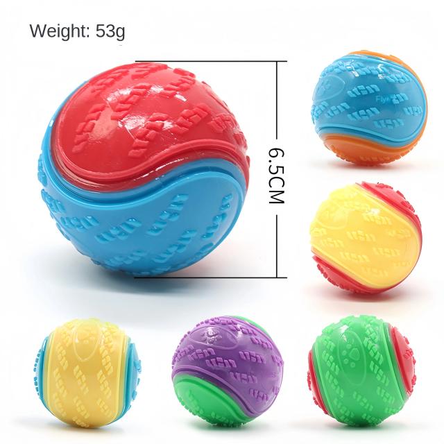 Bola Mastigável Interativa para Cães: Brinquedo Mordida-Resistente Ideal para Treinamento e Saúde Dental de Filhotes