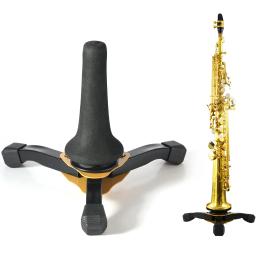 Suporte de tripé dobrável para trompete, clarinete, flauta, oboé, soprano, saxofone, portátil, antiderrapante, leve - Image 4