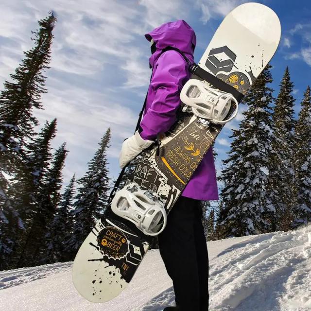 Alça de Snowboard Anti-Slip Carry Strap Nylon Leve e Resistente