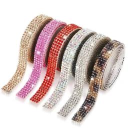Auto adesivo cristal strass adesivo, fita de diamante, strass DIY para artesanato, evento DIY, carro, decoração do telefone - Image 6