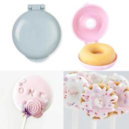 Forma de disco antiaderente Bolo Pop Mold, Copos De Muffin De Donut, Ferramentas De Cozimento, Suprimentos De Cozinha - Image 3