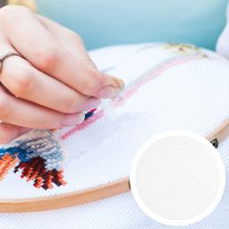 Estênceis De Malha De Plástico Reutilizável, Cross Stitch Grid Board, Folha De Tela Do Círculo Craft, Kit De Lona, 20 Pcs - Image 5