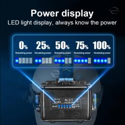 2024 novo portátil super brilhante farol 18650 recarregável led cabeça lanterna ao ar livre à prova dwaterproof água zoom acampamento pesca lanterna - Image 4