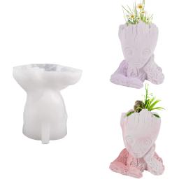 Molde De Aromaterapia De Gesso Para Decoração De Casa, Vela Artesanal, Forma De Gesso, Arte De Escultura, Homem Árvore, Gesso, Presente De Casamento, Silicone - Image 2