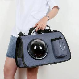 Portátil dobrável macio-Sided gato bolsa, pet transportadora respirável, transporte Travel Bag, criativo Pet fornecimentos, ao ar livre - Image 1