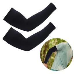 Braço esportivo manga de compressão, proteção uv, para ciclismo, basquete, corrida, vôlei, verão, 1 pares - Image 1