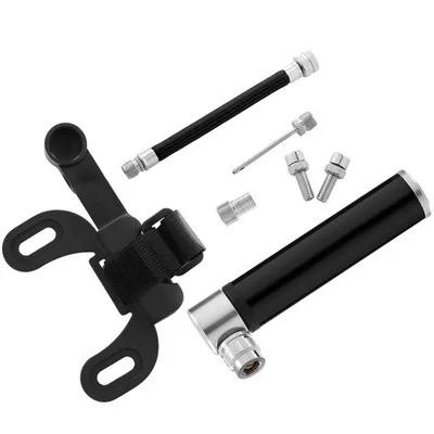 Mini Bomba De Ar De Bicicleta De Liga De Alumínio Leve Portátil, bicicleta De Montanha Ao Ar Livre Ciclismo Pneu, Inflator De Agulha De Gás - Image 1
