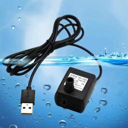 Mini bomba de água para animais de estimação, bomba submersível, distribuidor de água para a fonte da piscina, filtro Rockery, USB, DC 5V, 3W, 500L por H - Image 1