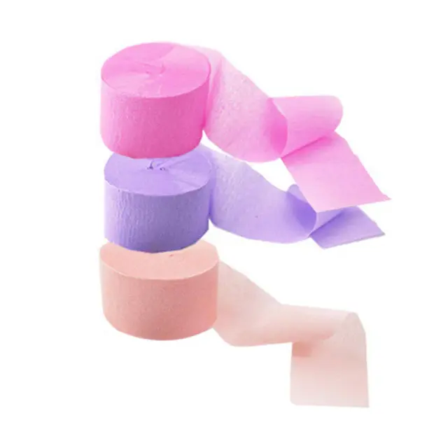 Fitas Coloridas de Papel para Decoração de Casamento, Aniversários e Festas Infantis