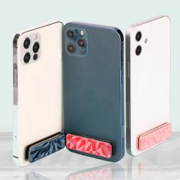 Suporte do telefone de metal dobrável mini invisível do telefone móvel kickstand titular 360 rotatable mesa telefone celular suporte de montagem para iphone mi - Image 5