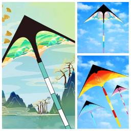 Frete grátis delta pipas voando para crianças pipas linha brinquedos divertidos esportes rc parapente kite carretel enrolador profissional power kite koi - Image 1