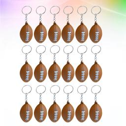 Chaveiros de futebol americano para jogadores, chaveiro PU, lembranças pingentes, atletas, meninos, chaveiro bola, anéis, esporte, brinquedos - Image 5