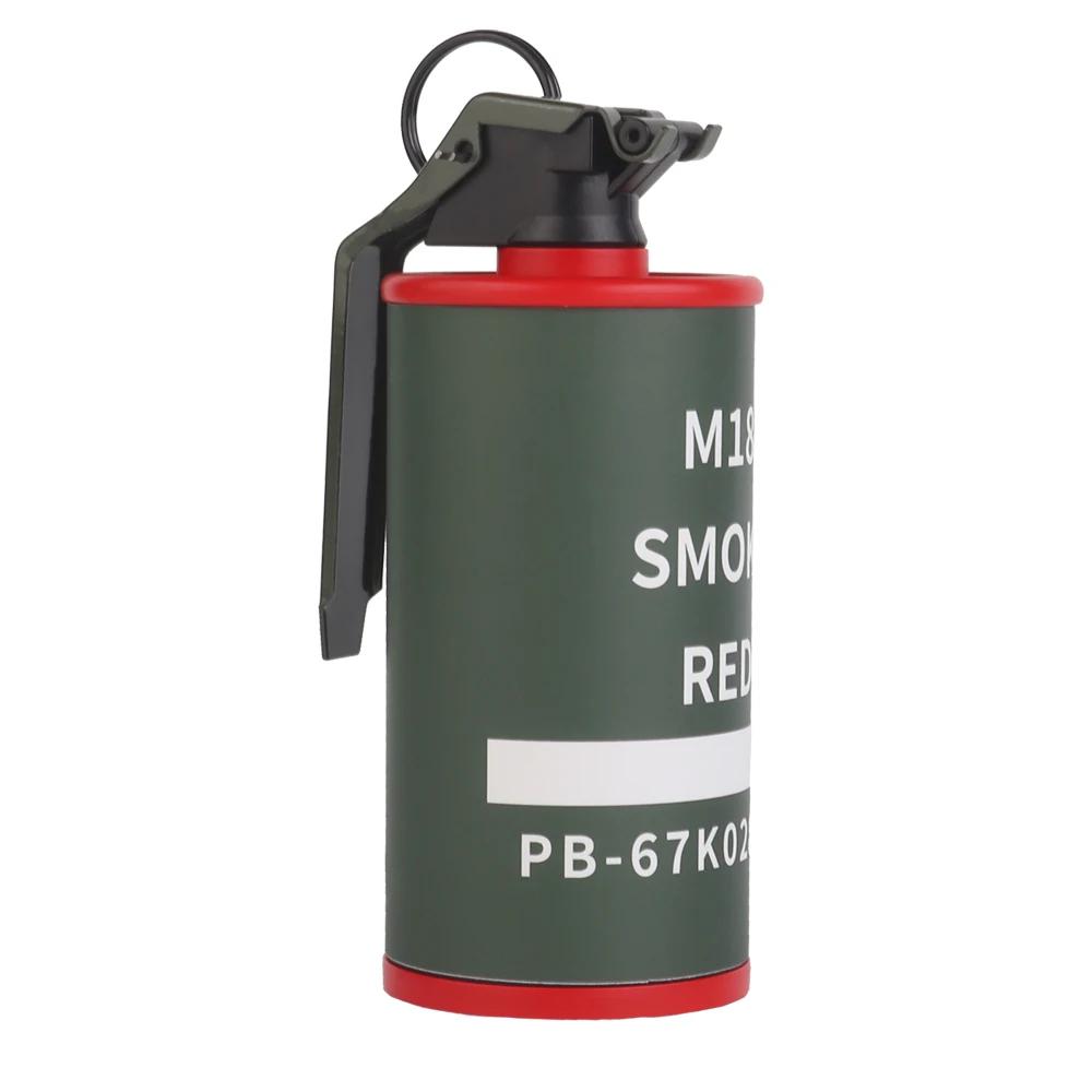 Modelo de manequim de bomba de fumaça m18 portátil, modelo de granada estática de ventilador do exército, brinquedos de tanque de armazenamento, para adereços de filme, jogo de paintball ao ar livre - Image 1