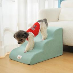 Destacável Anti Slip Pet Ramp, Cão e Gato Treinamento Escadaria, Esponja de Memória, Lavável, 3 Camadas, Suprimentos - Image 2