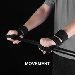 Respirável anti-derrapante Fitness Sports luvas para homens e mulheres, levantamento de peso, ginásio, musculação, ginástica apertos, listra, mão palma - Image 5