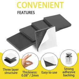Ímãs auto-adesivos para geladeira, folha magnética quadrada macia, adesivo forte, casca e vara, artesanato DIY, 110pcs - Image 6