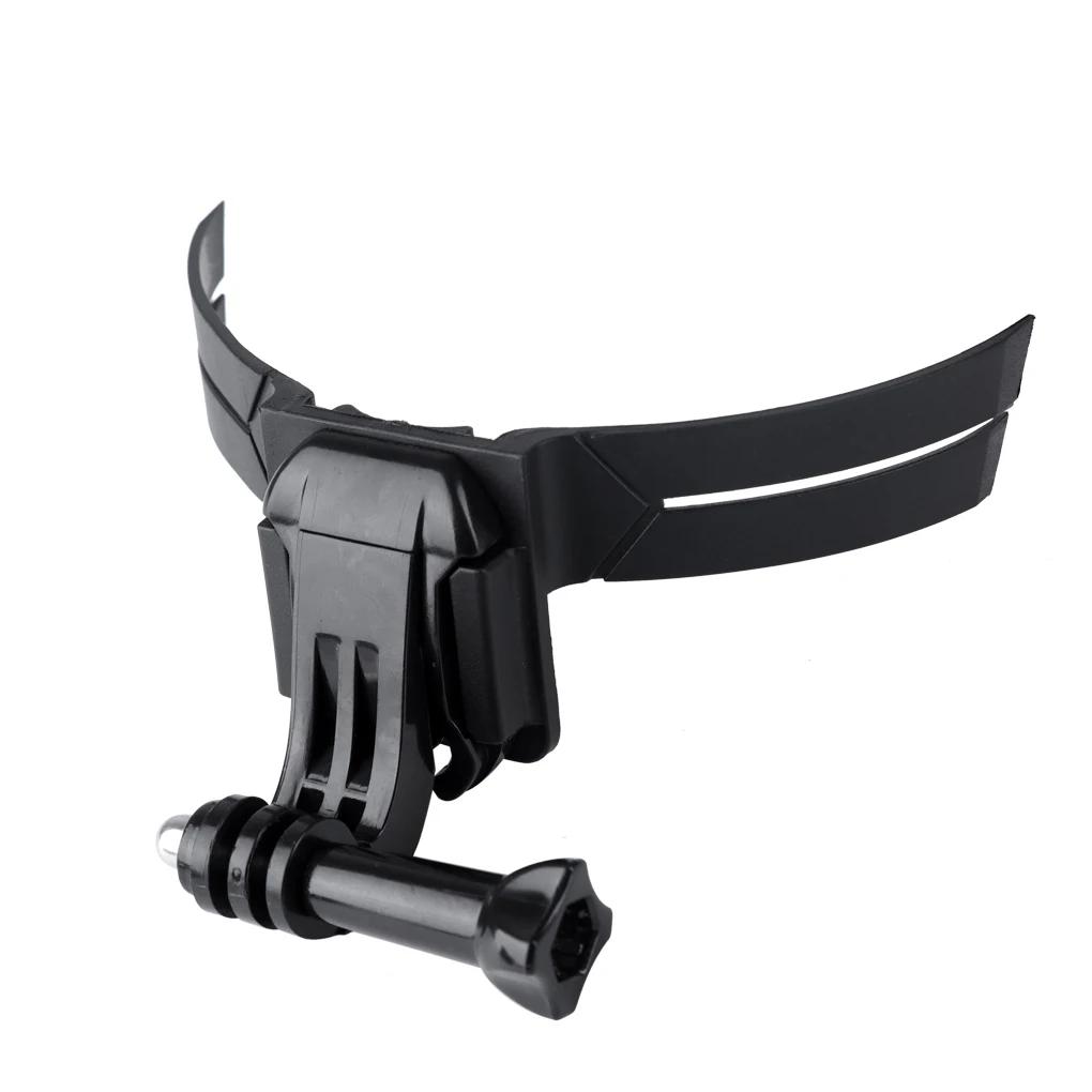 Capacete da motocicleta adesivo câmera montar moto chapéu queixo suporte titular ao ar livre ciclismo suprimentos substituição para gopro - Image 1