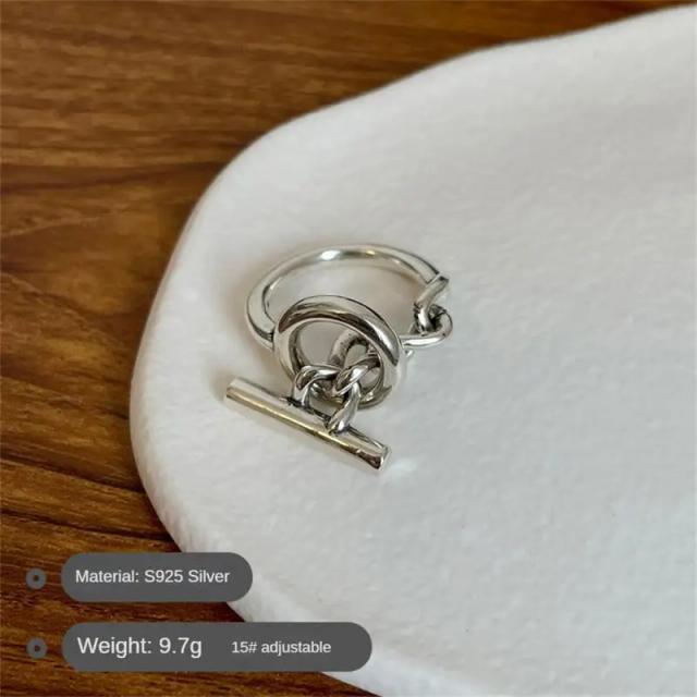 Anel Vintage Elegante para Mulheres: Presente Perfeito com Design Criativo e Requintado
