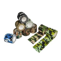 Camuflagem Elastic Wrap Tape, fita do exército, impermeável, durável, auto-adesivo, atadura elástica, caça ao ar livre - Image 2