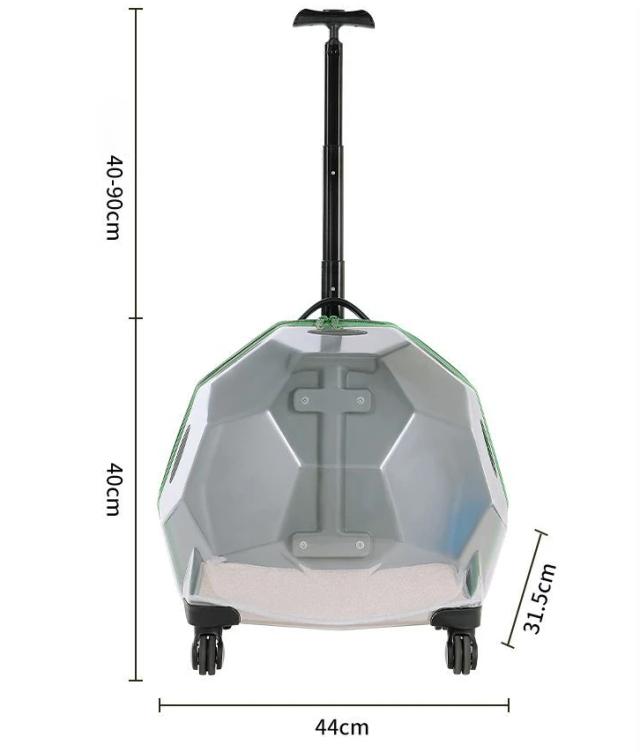 Mochila Pet Multiuso com Grande Capacidade: Carrinho, Bolsa de Viagem para Cães e Gatos, Transportadora Portátil e Prática