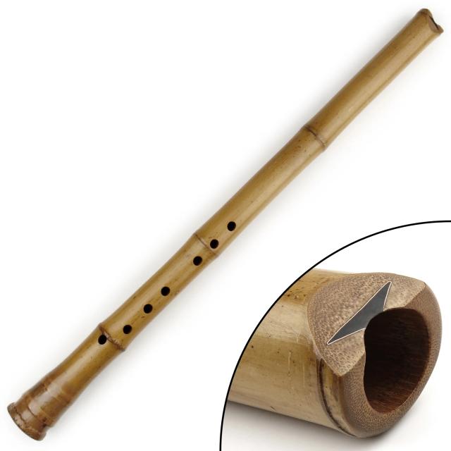 Instrumentos Musicais Profissionais Chineses TangKou: Gui Zhu e NanXiao em Sol com Oito Buracos