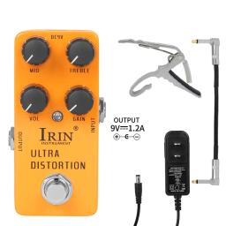 IRIN-RS-17 Ultra distorção guitarra efeito Pedal, pedais de alto ganho, True Bypass, acessórios - Image 1