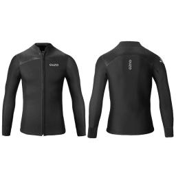 Ternos de neoprene de manga longa para homens e mulheres, jaqueta wetsuit, camiseta para surf e canoagem, roupas de paddle, 3mm, top - Image 2