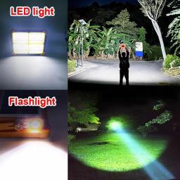 Alta lanterna LED recarregável Camping, luz de tenda com ímã, lanterna poderosa, reparo do banco de energia, lâmpada de emergência, 20000mAh - Image 5