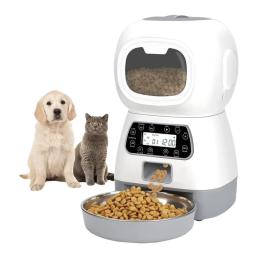 Dispensador remoto de alimentos secos para animais de estimação, tigela de comida seca, alimentação automática única de gatos e cães, Wi-Fi Dog Dishes - Image 1