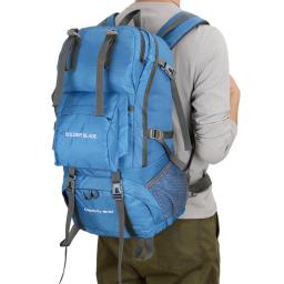 Grande Capacidade impermeável Viagem Mochila, Camping e Caminhadas Montanhismo Pack, 45L - Image 2