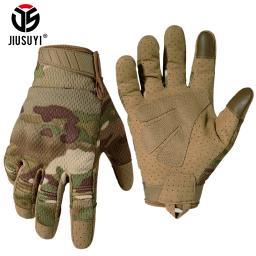 Luvas táticas tela sensível ao toque esportes ao ar livre ciclismo caminhadas acampamento caça tiro combate airsoft trabalho antiderrapante equipamentos de proteção - Image 1