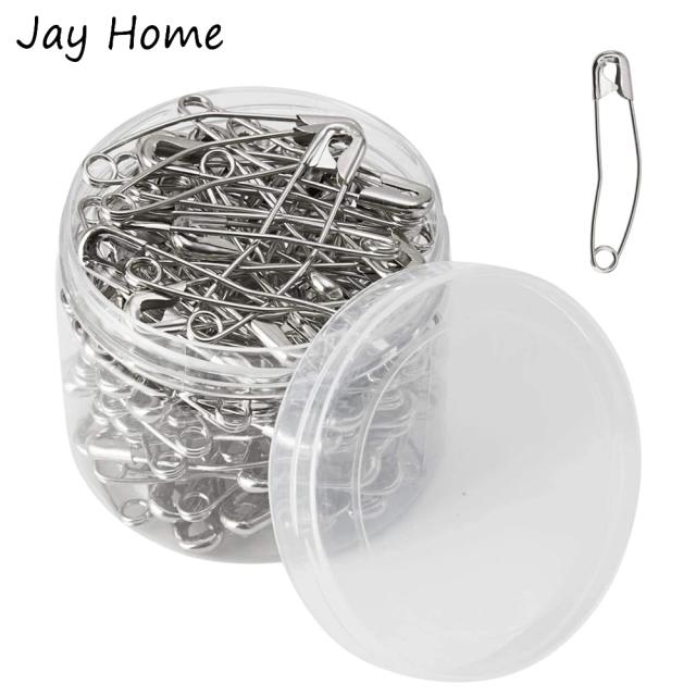Pinos de Segurança Curvos de 38mm para Acolchoado e Tricô - Conjunto com 100 Acessórios de Costura Artesanal DIY