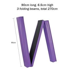 Feixe de ginástica dobrável para crianças, 3 Folding Balance Beam, Soft, Acrobacia Prática para adolescentes e crianças - Image 5