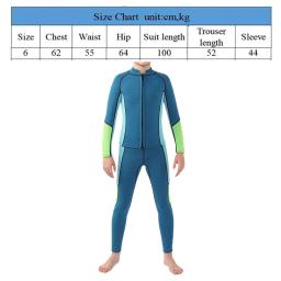Terno molhado de neoprene impermeável para crianças, traje de mergulho, maiôs térmicos, meninos e meninas, esportes aquáticos, caiaque, criança, 3,5mm - Image 6