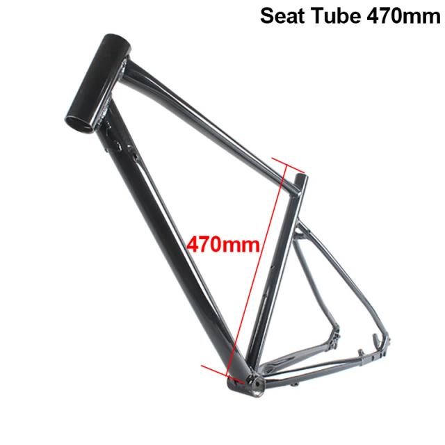 Quadro de Bicicleta 700c Liga de Alumínio Freio a Disco Off-Road Gravel com Garfo MTB