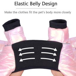 Jaqueta impermeável para cães, roupas para cães pequenos, coleira, macacão de cachorro, casaco de estimação reflexivo, buldogue francês, inverno - Image 4