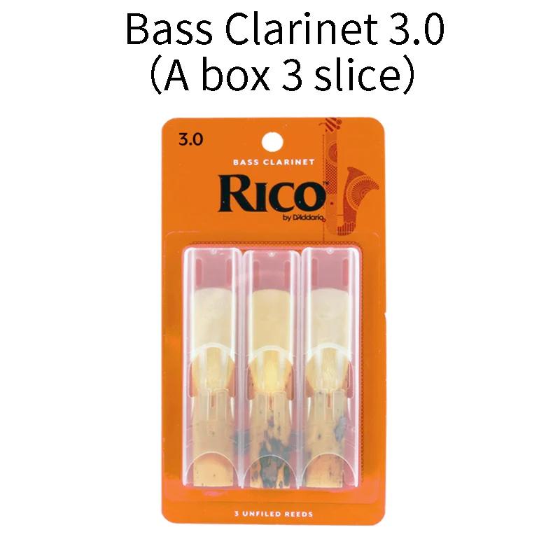 D'addario RICO Orange Box Reeds Eb Alto Barítono Bb Soprano Tenor Barione Saxphone Clarinete Baixo Clássico, EUA Original - Image 1