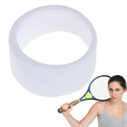 Raquete de tênis com borracha anel, raquete banda, Overgrips elásticos, 4pcs - Image 2