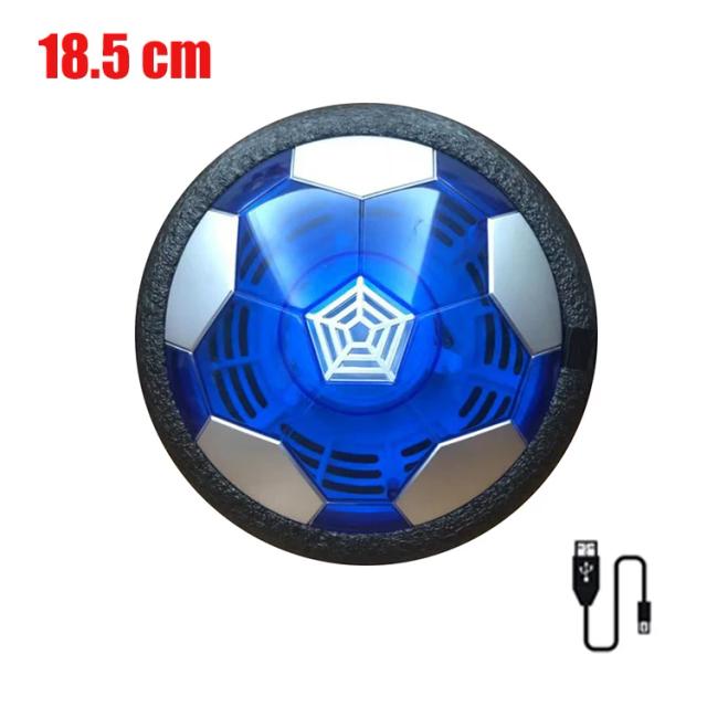 Bola de Futebol Elétrica Suspensa com Luz LED - Brinquedo Flutuante e Deslizante para Crianças 18/11cm