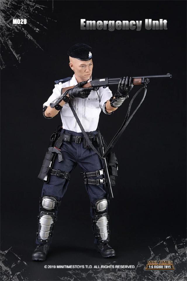 Conjunto Completo de Figuras de Ação Moveis do Detetive Bald Sr. Liu da Ásia - Minitimes M020 para Fãs