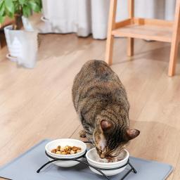 Silicone Pet Food Mat com lábios altos, antiaderente, impermeável, isolamento térmico, pet pad, alimentador de cachorro, tigela Placemat, bandeja, Pet Supplies - Image 1