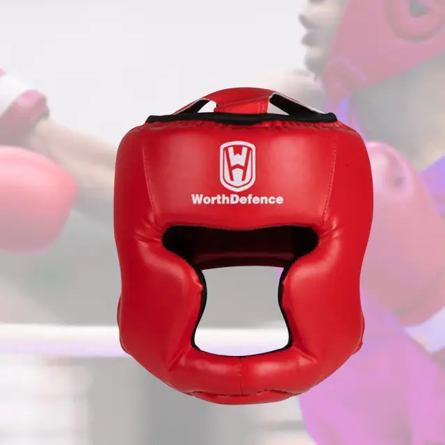 Guarda-Cabeça Espessada e Cobertura Facial Total para Artes Marciais: Boxe e Karatê Sparring em Conforto e Ventilação