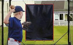 Softball e Baseball Training Cage Mat, Multifuncional Backstop Padding, Resistente ao desgaste Pitching Net - Image 1