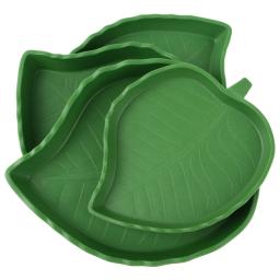 Tigela De Alimentador De Hamster De Forma De Folha, Gaiola Pequena Para Animais De Estimação, Alimentador De Alimentos Para Beber, Tigelas De Alimentação De Lagartos, Ferramentas De Banho Para Pequenos Animais - Image 3