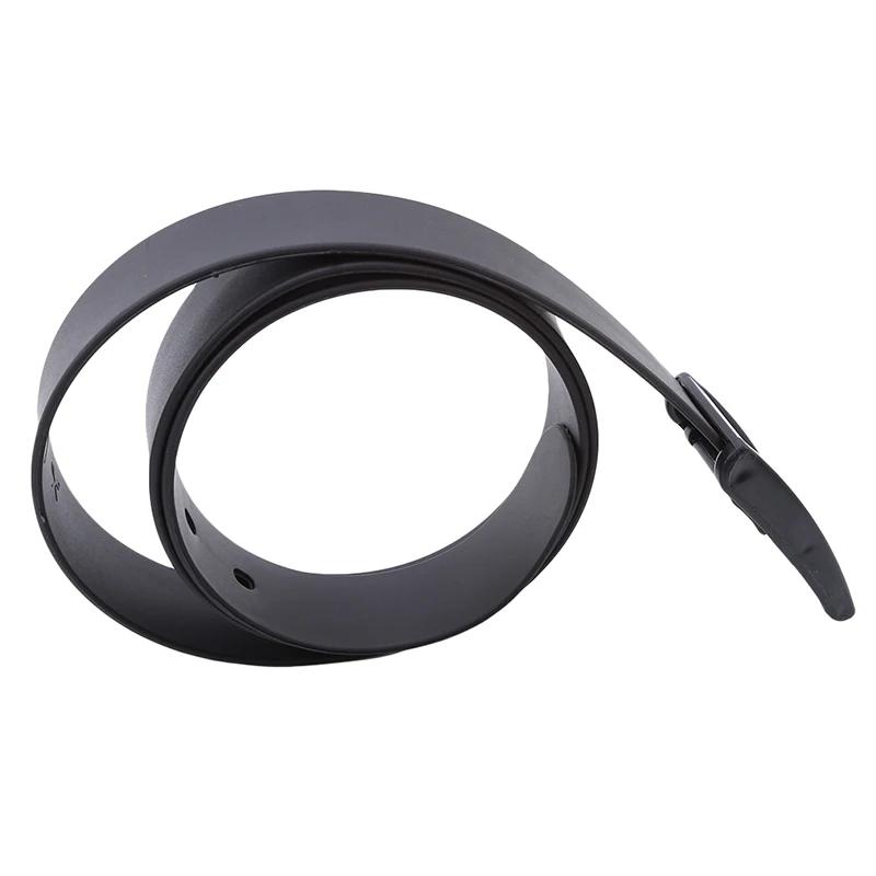 Cinto de silicone ajustável para homens e mulheres, cor doce, acessórios de vestuário, sem ferro, fivela suave, moda - Image 1