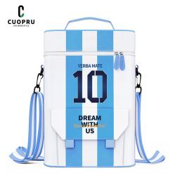 CUOPRU-Kit Premium Yerba Mate, Argentina NO.10 Carrier, Sacola Tote, Dupla Camada, Impermeável, 2 Bolsos Garrafa de Vinho, Saco Portátil - Image 1