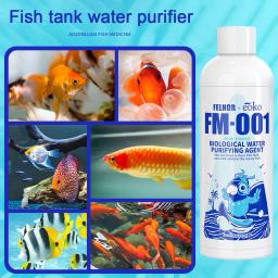 300ml purificador de água agentes removedores de algas peixes vida de água seguro eficaz aquário condicionador de água peixe saúde removedor de algas - Image 3