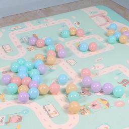 50/100Pcs 5.5cm Bola Marinha Piscina de água macia Ocean Wave Ball Bolas de plástico do bebê Outdoor Ball Pits Toy Macaron Ocean Ball - Image 2