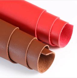 Tecido de material de couro artificial de pvc de couro artificial, couro real para móveis diy arte artesanato tecido acessório de costura - Image 1