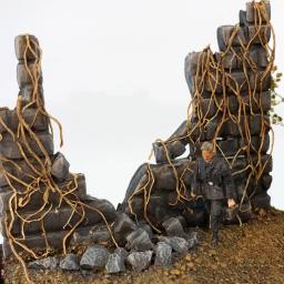 Miniatura Rattans murchados, Videiras, Raízes, Micro paisagem, Modelo de cena, Jardim de fadas, Ferrovia, Cenário, Mesa de areia, 1 caixa - Image 4